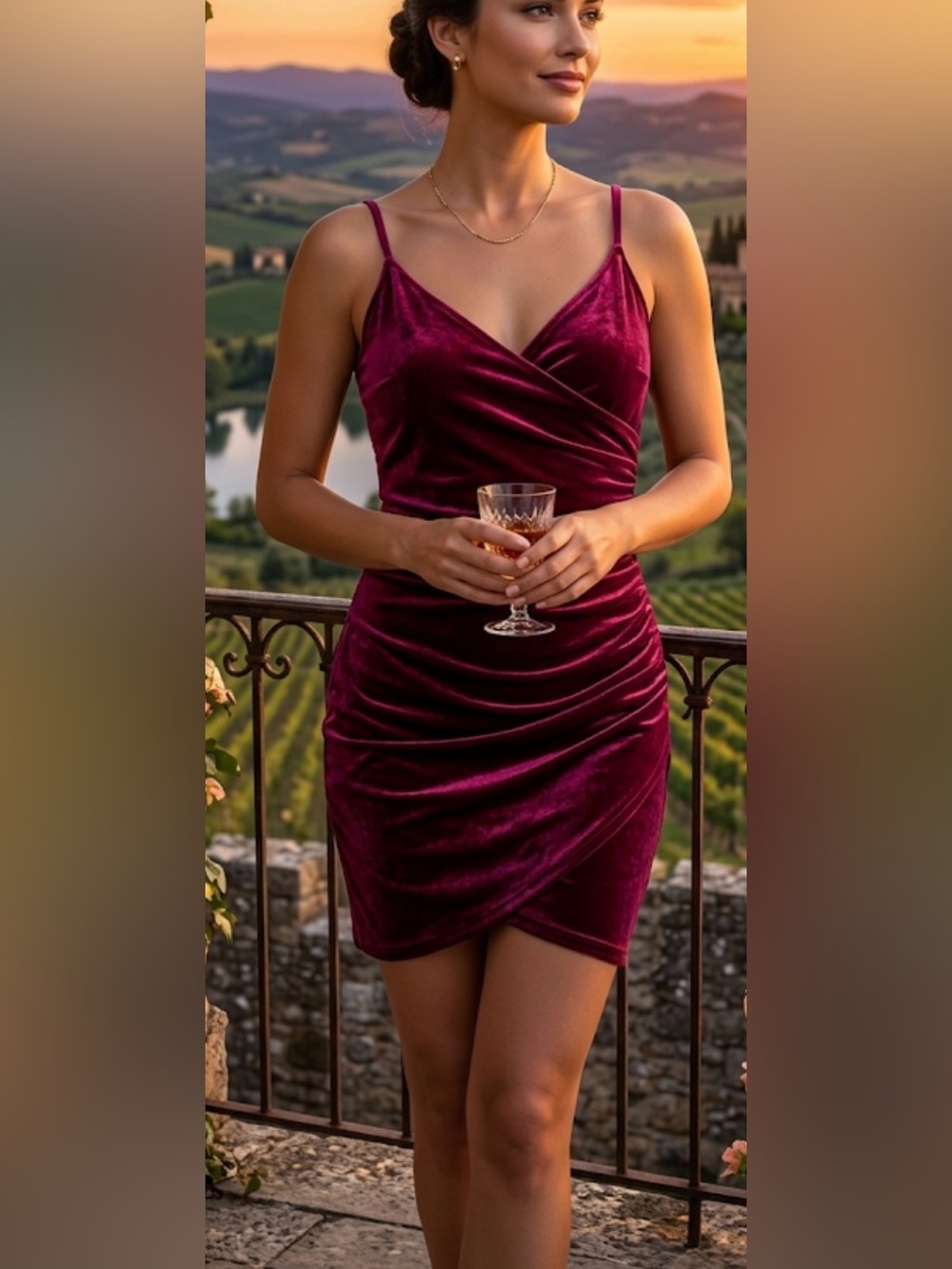 NWT Lovers + Friends Aldina Mini Dress in Red Size Medium